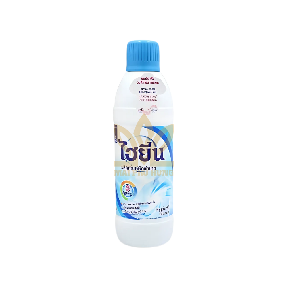 Nước Tẩy Quần Áo Hygiene Cho Quần Áo Trắng Chai 600ml 14 Nước Tẩy Quần Áo Hygiene Cho Quần Áo Trắng Chai 600ml