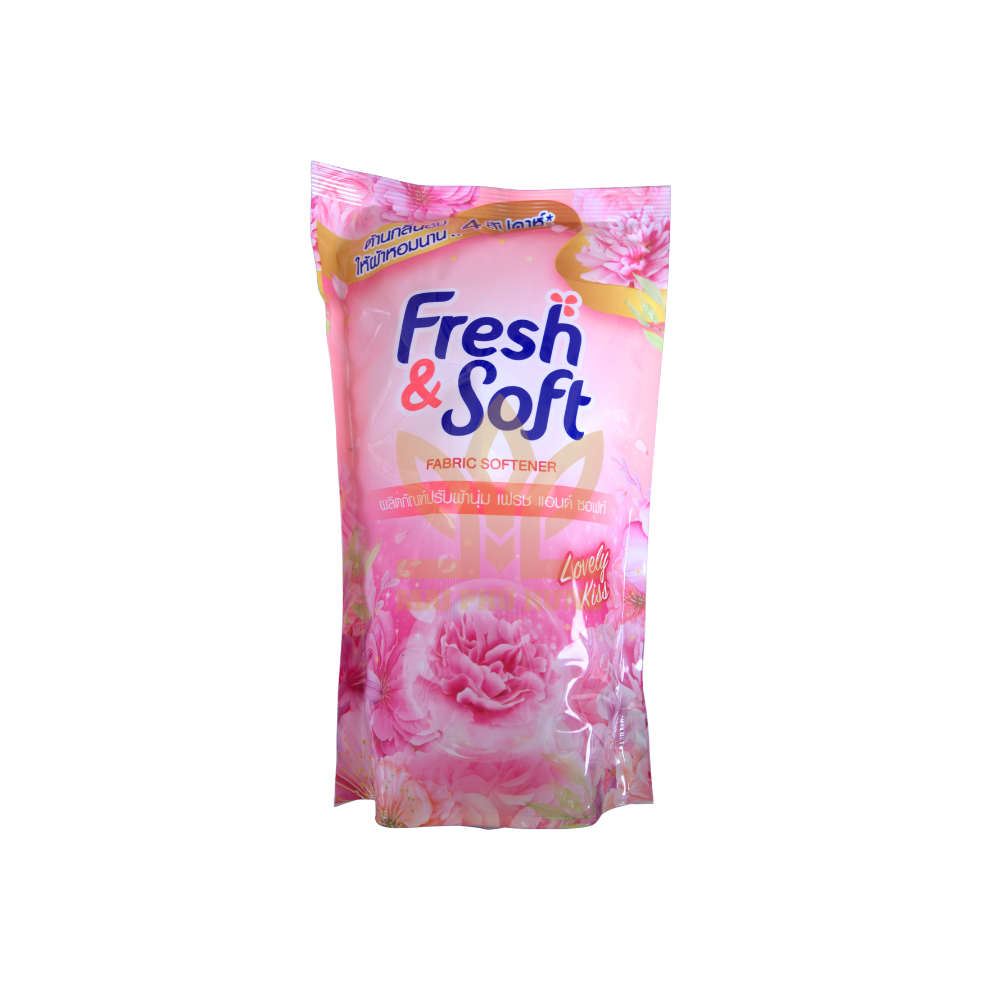 Nước xả Fresh & Soft Lovely Kiss túi 500ml 14 Nước xả Fresh & Soft Lovely Kiss túi 500ml