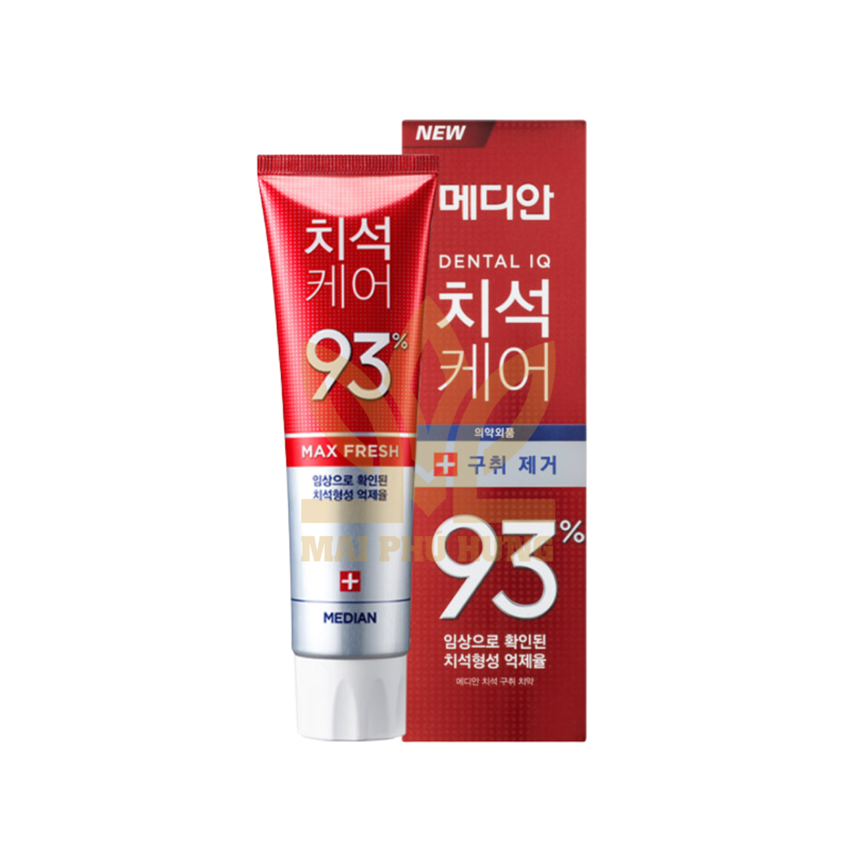 Kem đánh răng Median 93% Hàn Quốc Max Fresh 120g 14 Kem đánh răng Median 93% Hàn Quốc Max Fresh 120g