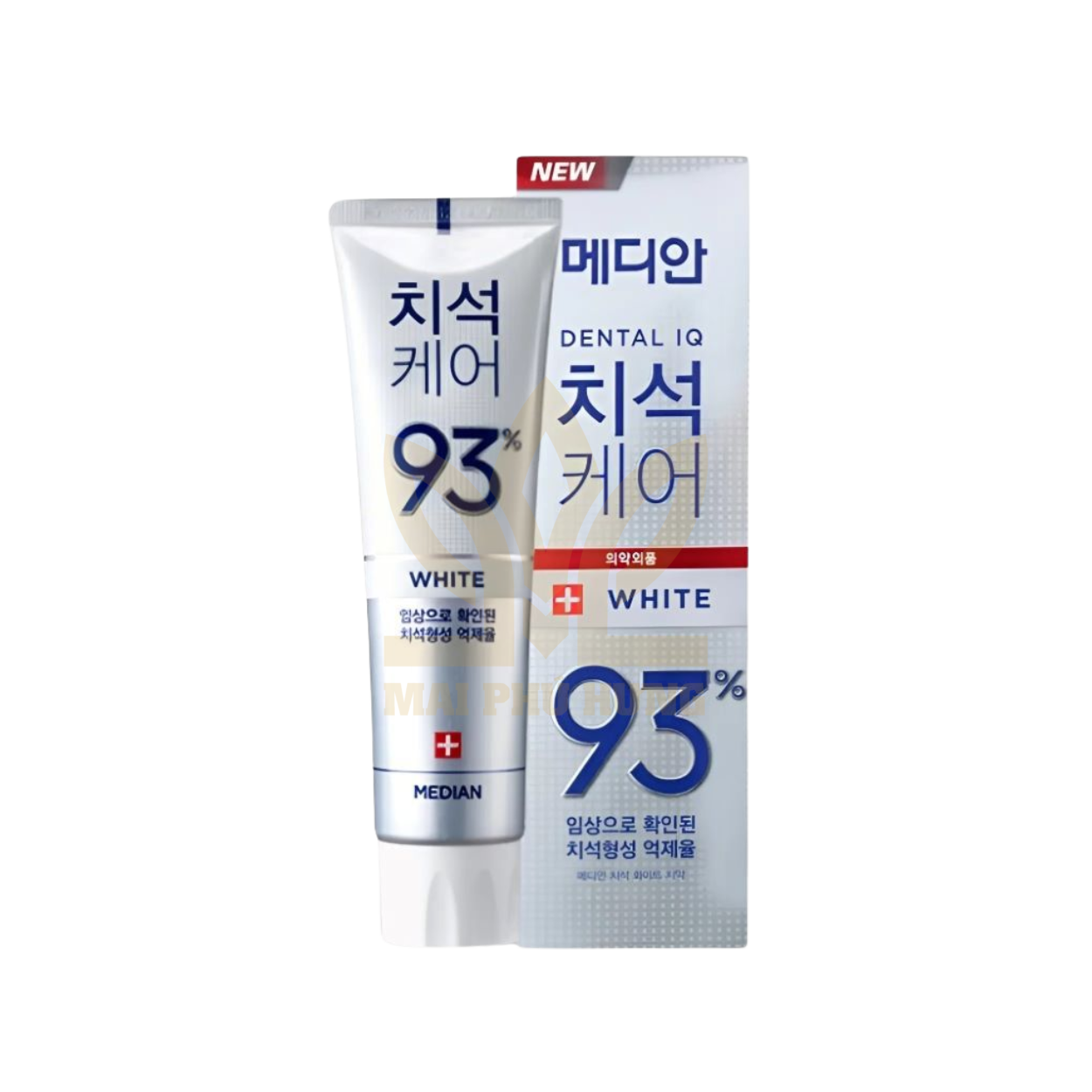 Kem đánh răng Median 93% Hàn Quốc White 120g 14 Kem đánh răng Median 93% Hàn Quốc White 120g
