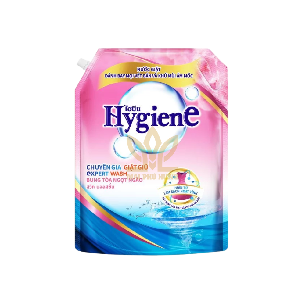 Nước giặt Hygiene Expert Wash Sweet Blossom Thái Lan túi 3 lít 14 Nước giặt Hygiene Expert Wash Sweet Blossom Thái Lan túi 3 lít