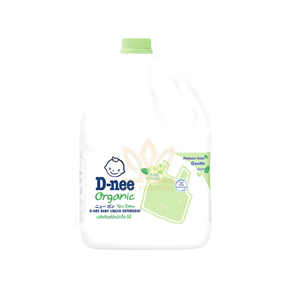 Nước giặt cho bé Dnee Xanh Aloe Vera can 3 lít 14 Nước giặt cho bé Dnee Aloe Vera can 3 lít