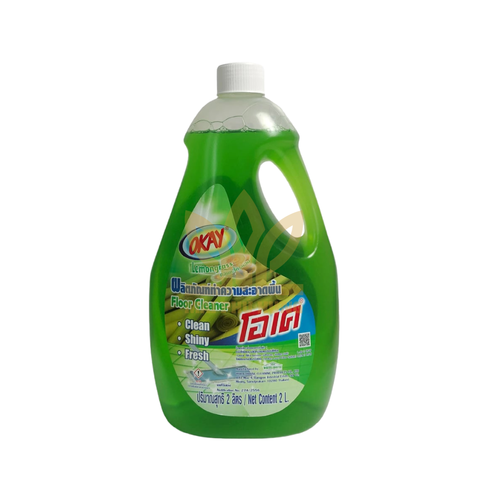 Nước lau sàn Okay Lemongrass can 2 lít 14 Nước lau sàn Okay Lemongrass can 2 lít