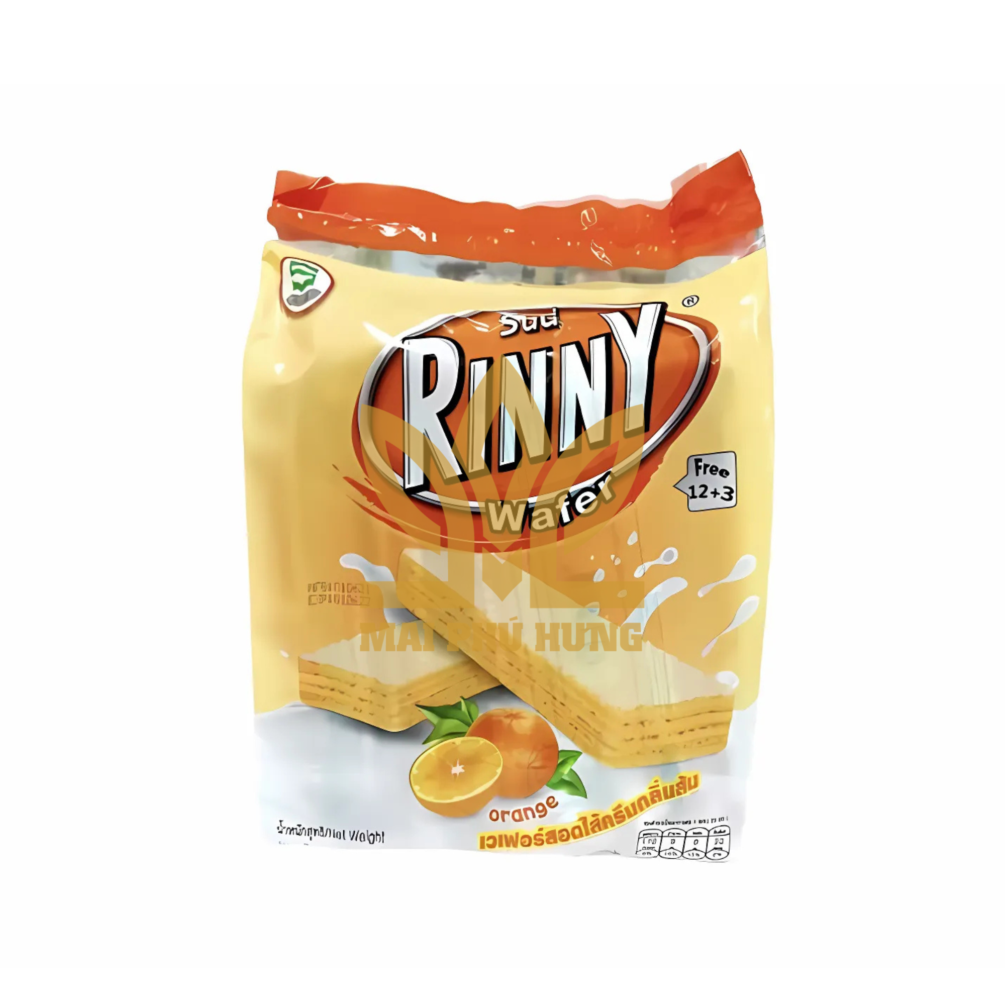 Bánh Xốp Rinny Thái Lan Vị Cam 14 Bánh xốp Rinny Thái Lan vị cam