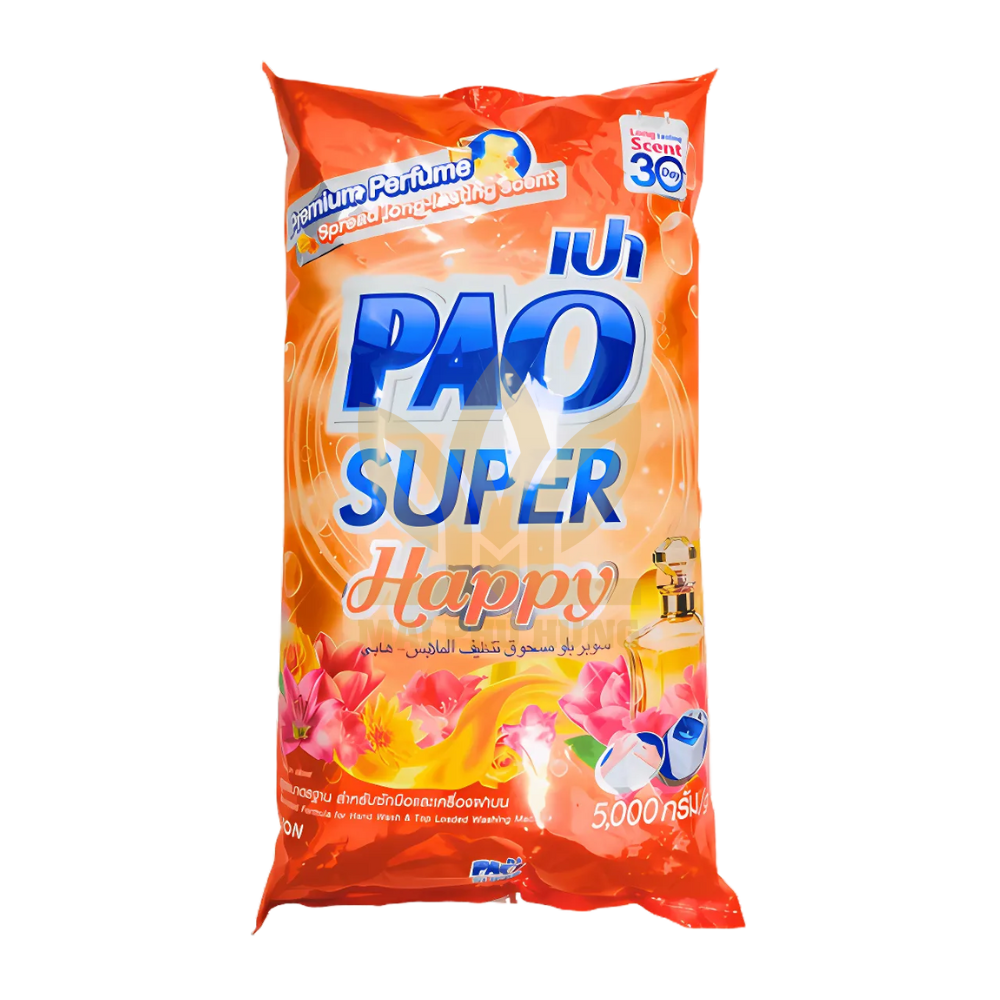 Bột Giặt Pao Super Happy túi 5kg 14 Bột Giặt Pao Super Happy túi 5kg