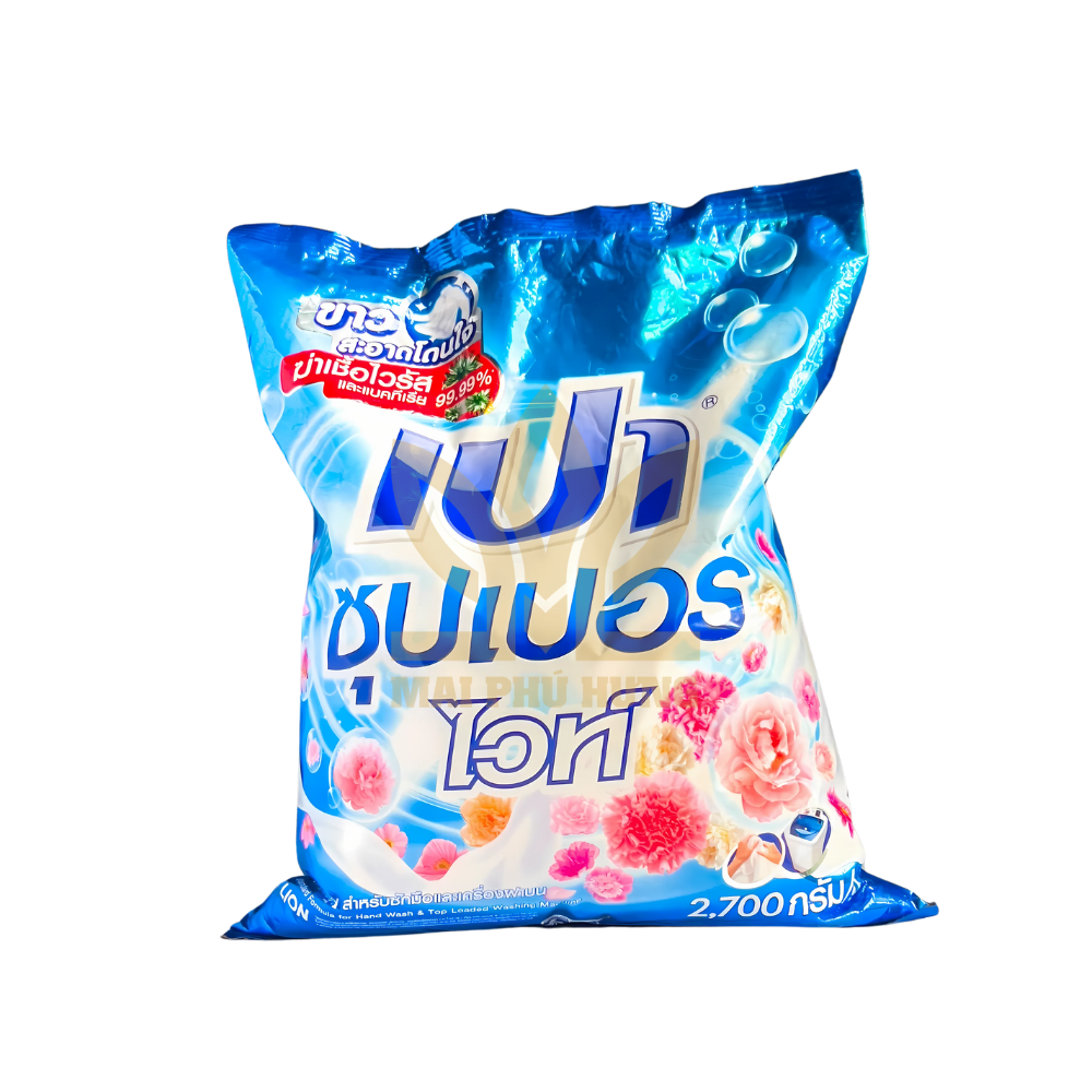 Bột Giặt Pao Super White túi 2,7kg 14 Bột Giặt Pao Super White túi 2,7kg