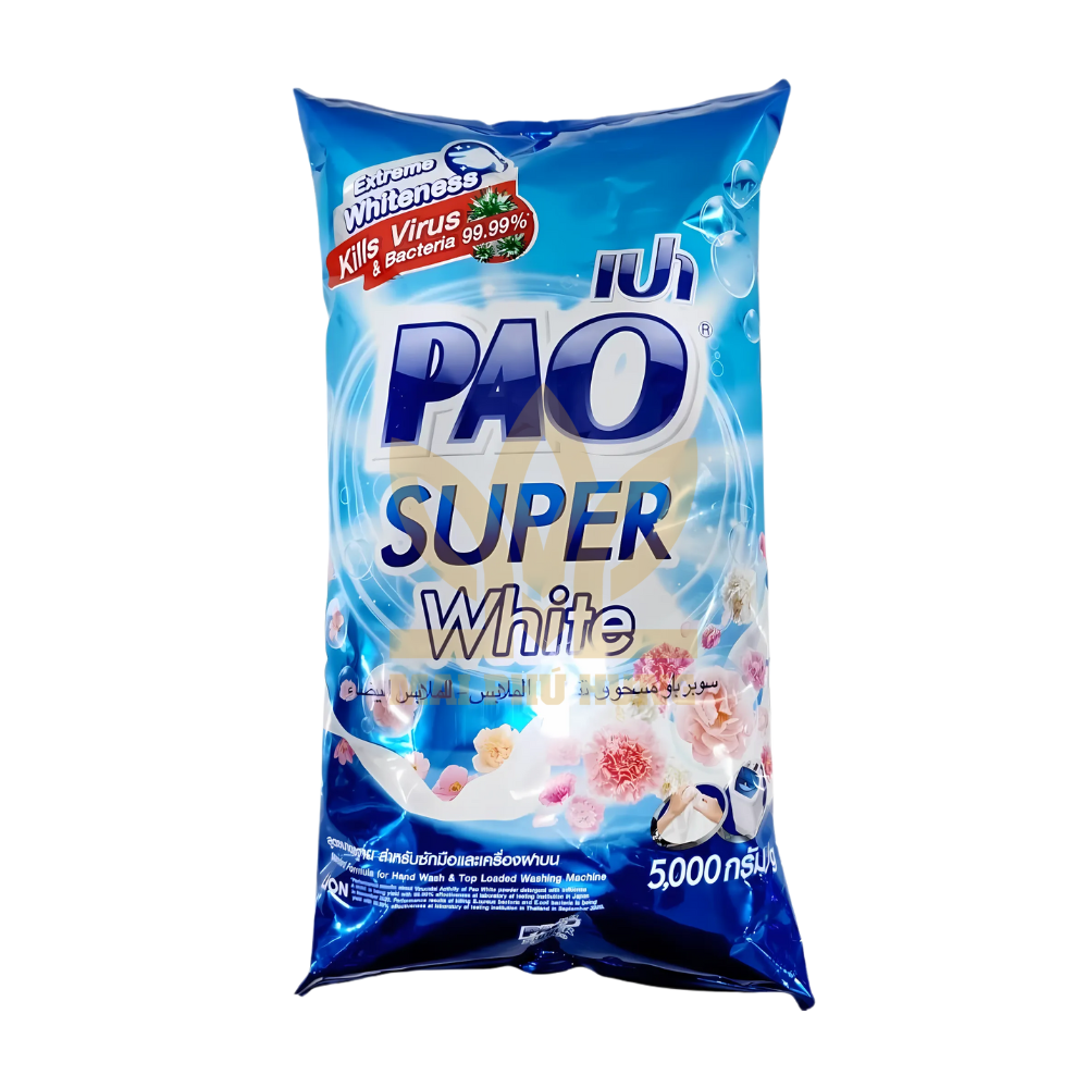 Bột Giặt Pao Super White túi 5kg 14 Bột Giặt Pao Super White túi 5kg