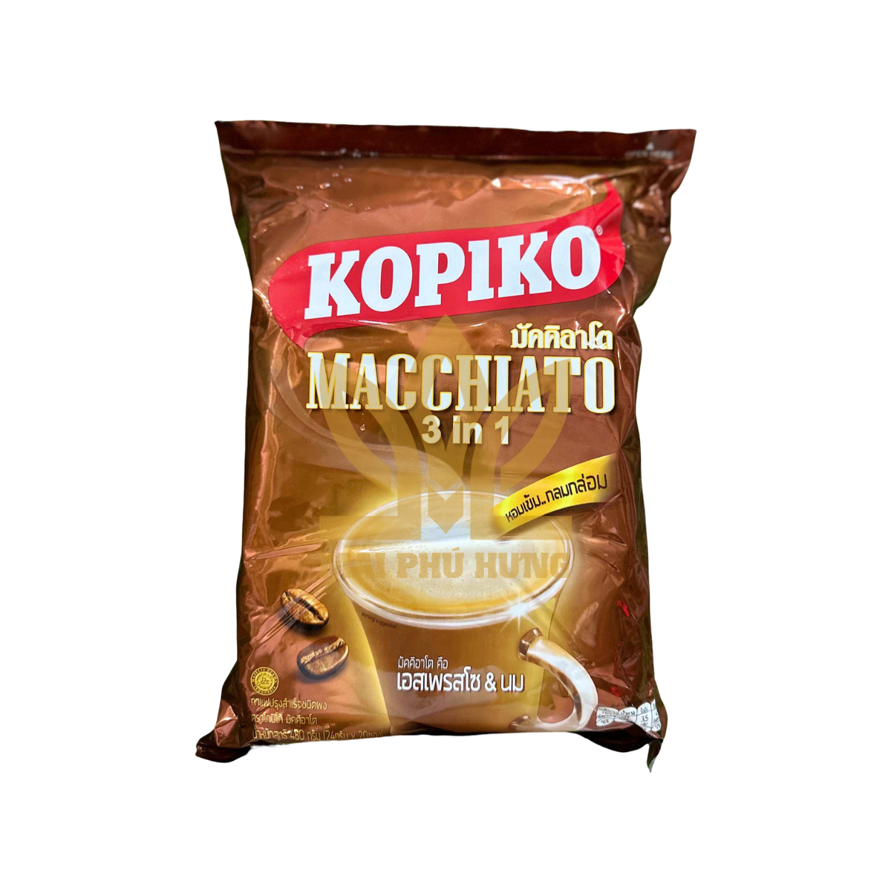 Cà phê sữa Kopiko Macchiato túi 480g 14 Cà phê sữa Kopiko Macchiato túi 480g
