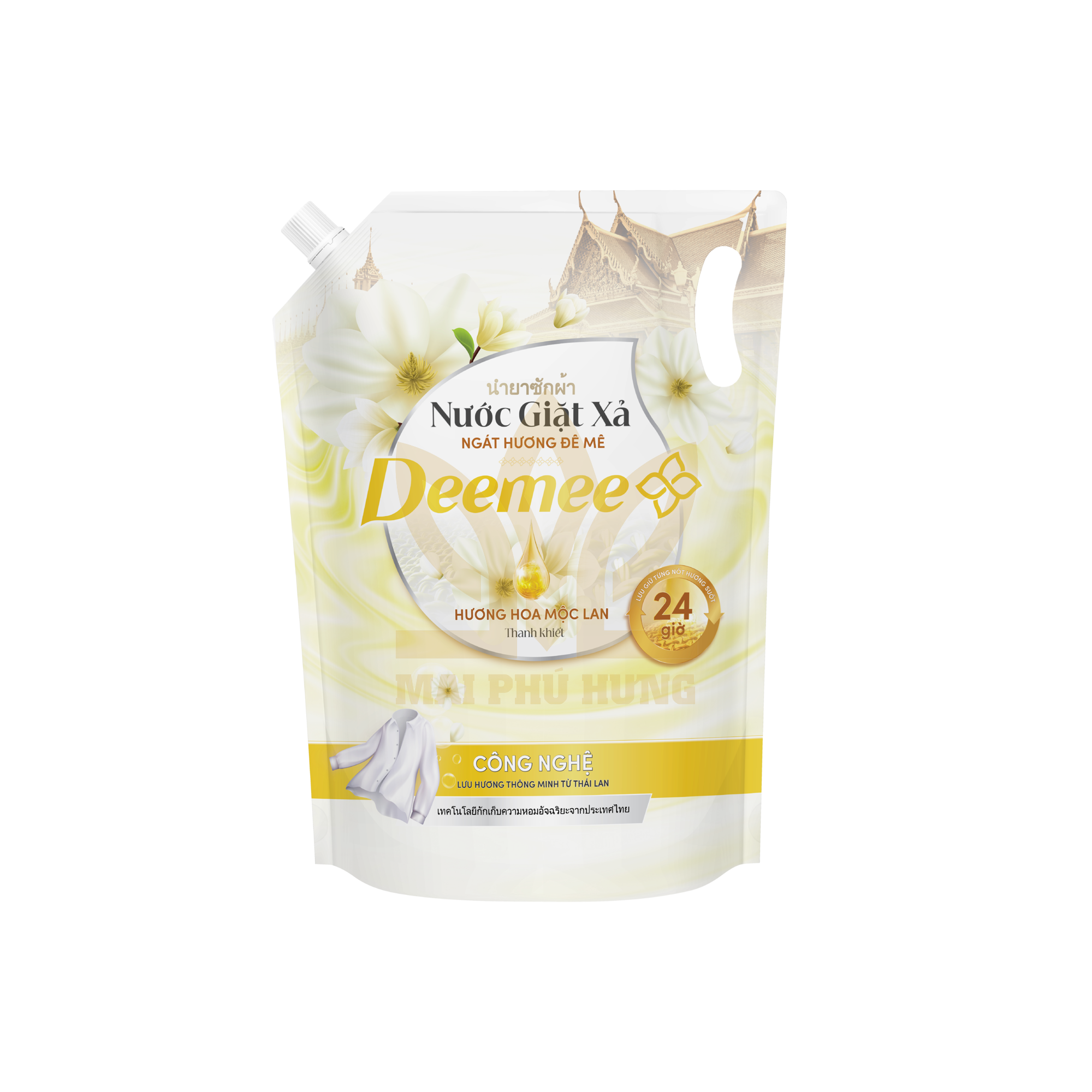 Nước giặt xả Deemee hương hoa mộc lan thanh khiết túi 2 kg 14 Nước giặt Deemee hương hoa mộc lan thanh khiết