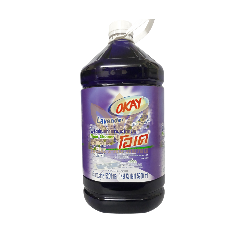 Nước lau sàn Okay Lavender can 5 lít 14 Nước lau sàn Okay Lavender can 5 lít