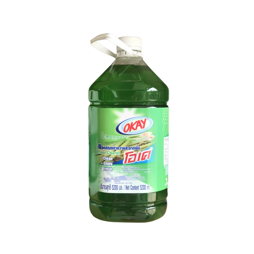 Nước lau sàn Okay Lemongrass can 5 lít 14 Nước lau sàn Okay Lemongrass can 5 lít