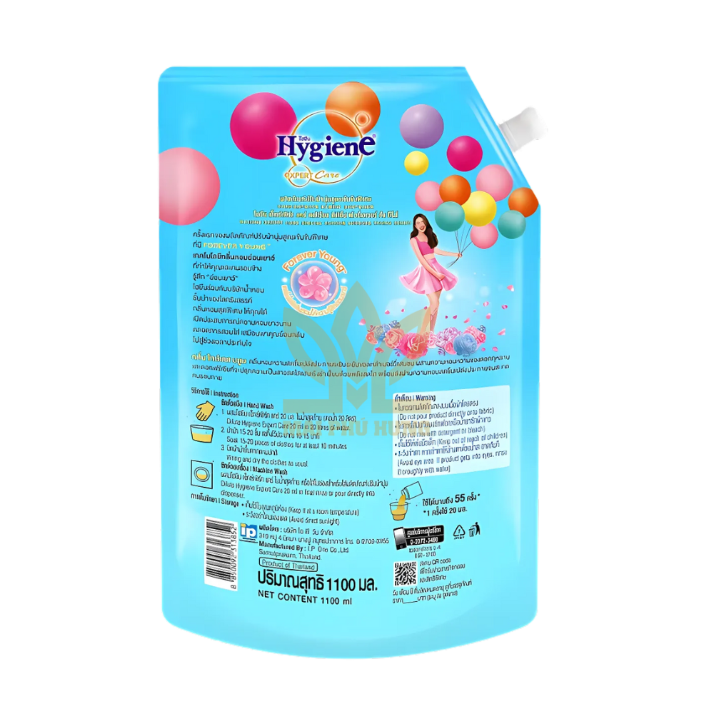 Nước xả Hygiene Expert Care Timeless Bloom túi 1100ml 15 Nước xả Hygiene Expert Care Timeless Bloom túi 1100ml - MS
