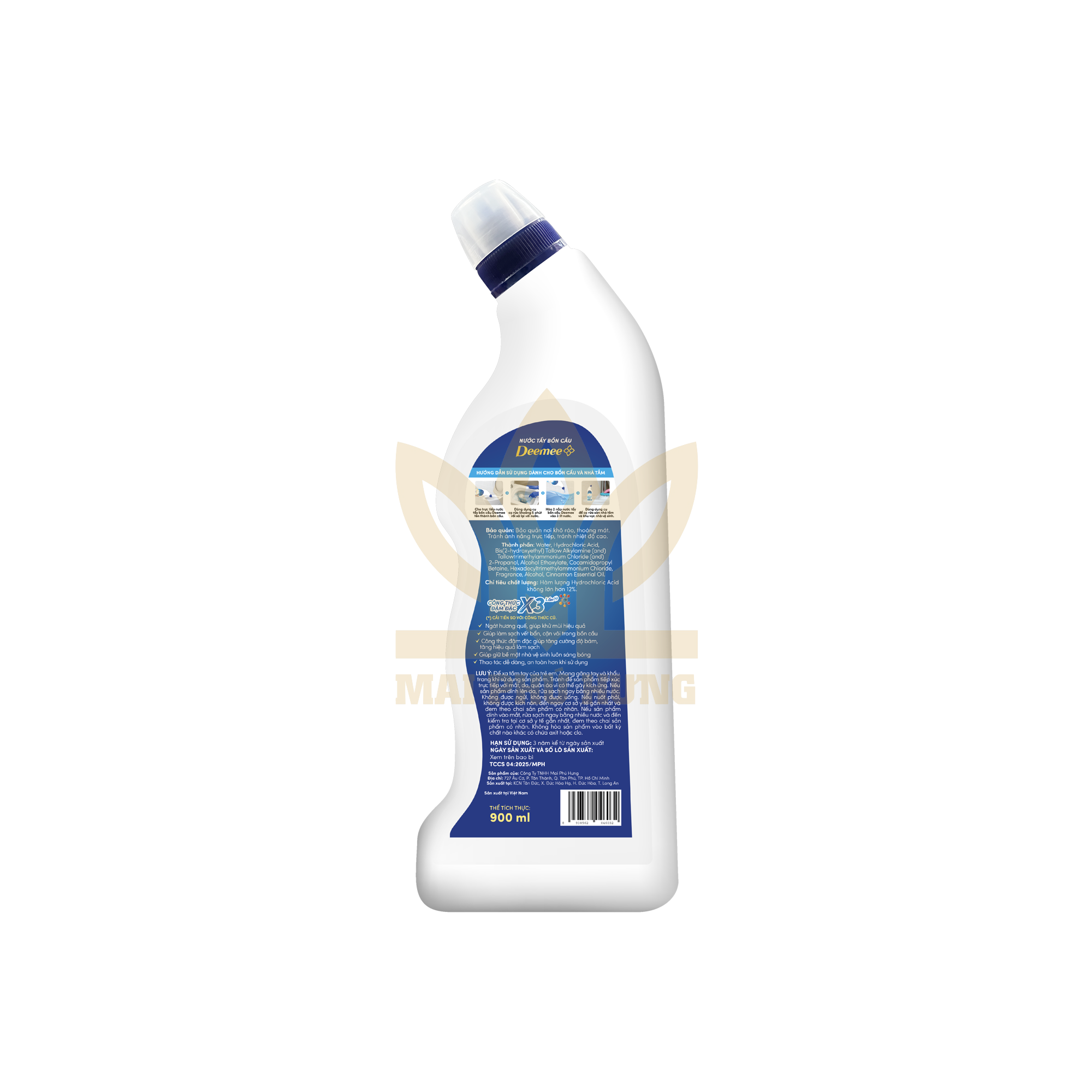 Nước tẩy bồn cầu Deemee hương quế 900ml 15 nước tẩy bồn cầu deemee hương quế 900ml