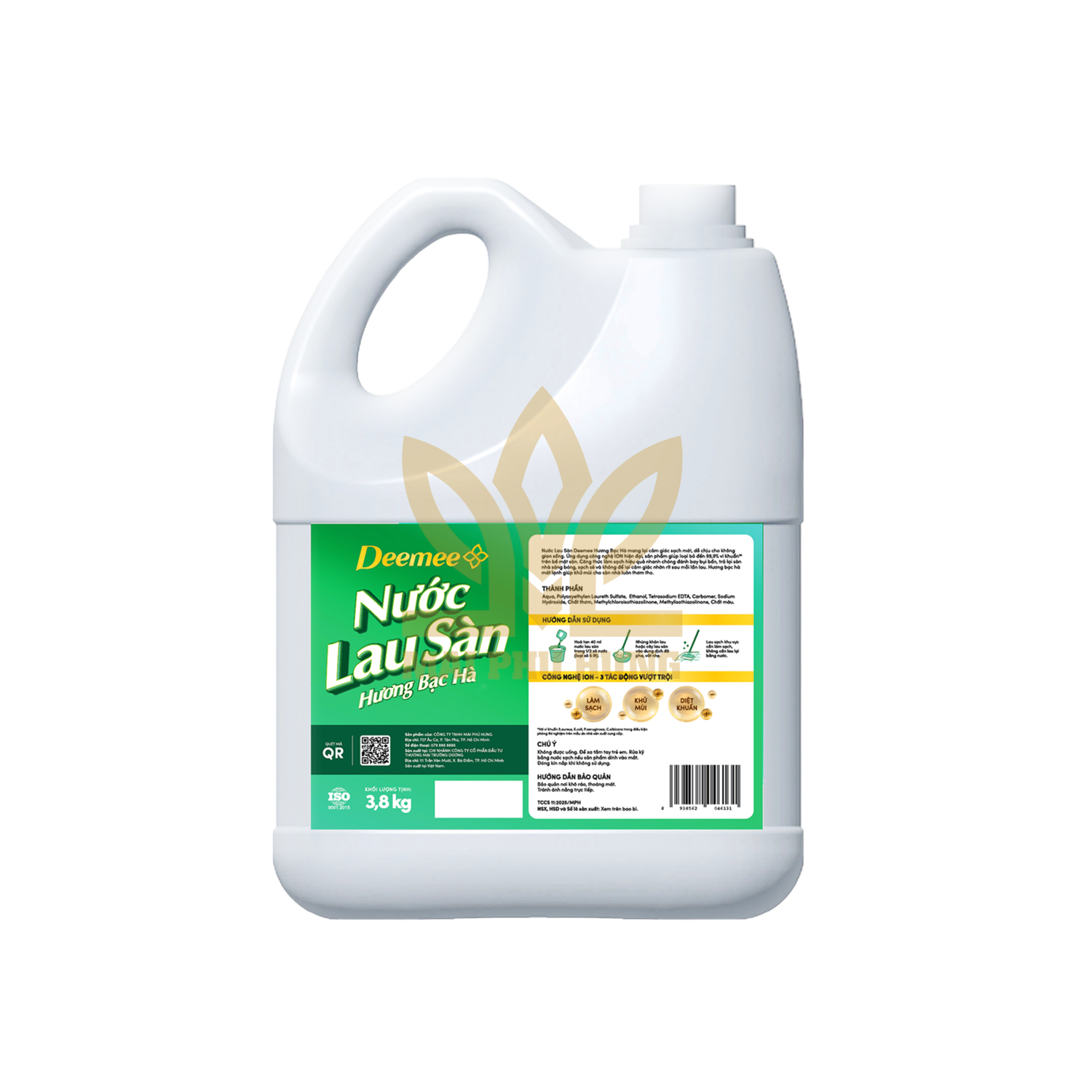 Nước Lau Sàn Deemee Hương Bạc Hà 15 MS Nước Lau Sàn Deemee Hương Bạc Hà