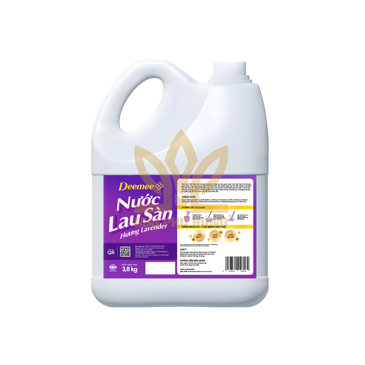 Nước Lau Sàn Deemee Hương Lavender 15 MS Nước Lau Sàn Deemee Hương Lavender