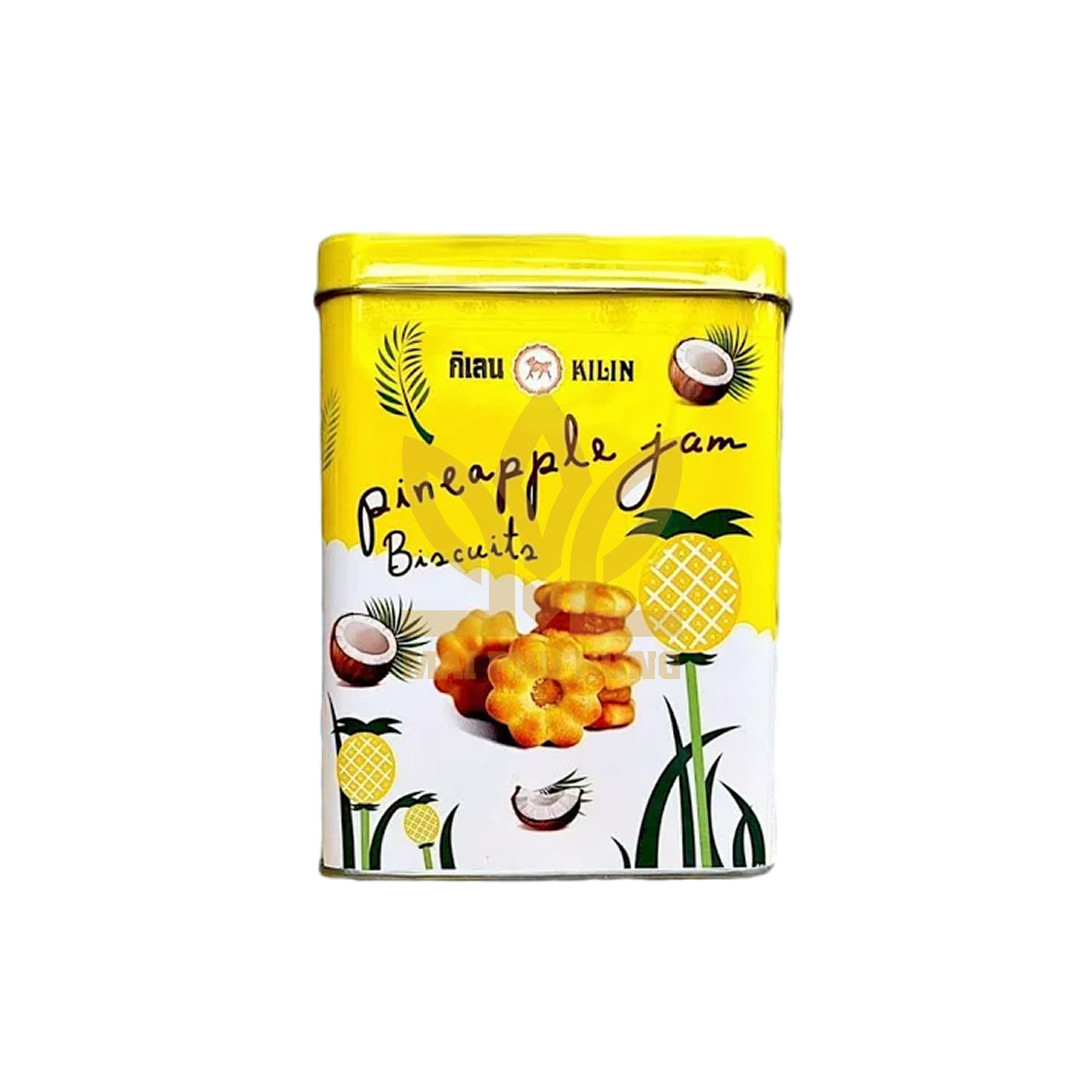Bánh quy Kilin vị dứa dừa hộp thiếc 400g 14 Killin dua dua